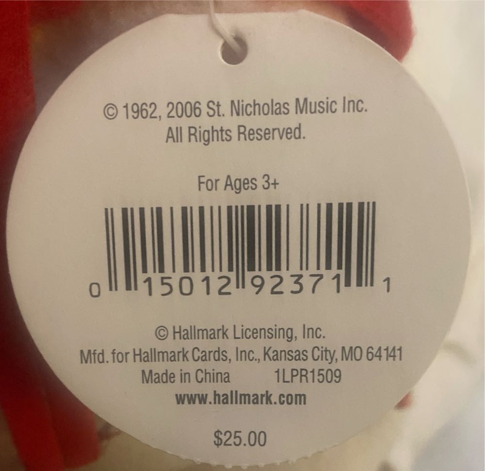 Very Merry Trio Jingle Pals Plush Snowman With Penguins - Jingle Pals (Snowman, Penguins) ornament collectible [Barcode 015012923711] - Main Image 4