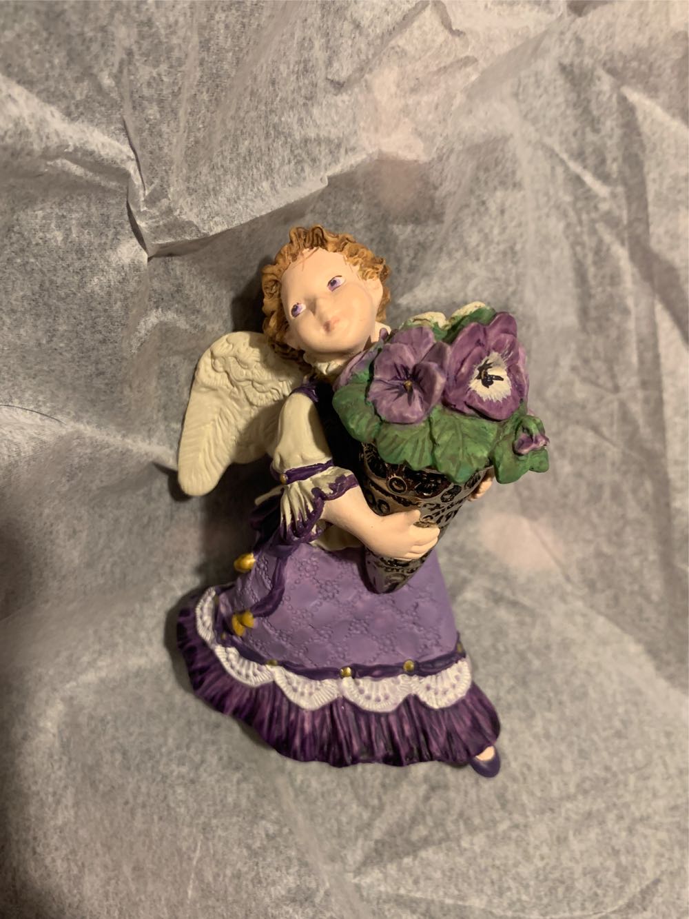 Pansy Angel - The Language Of Flowers (Angels) ornament collectible [Barcode 015012357325] - Main Image 3