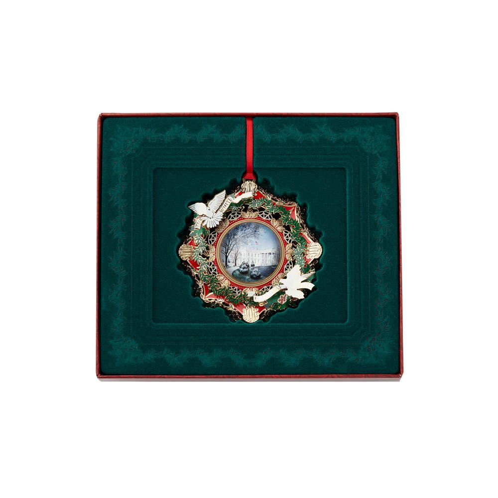 White House Christmas Ornament  2013 - White House Christmas Ornament (Woodrow Wilson) ornament collectible [Barcode 634228526211] - Main Image 4