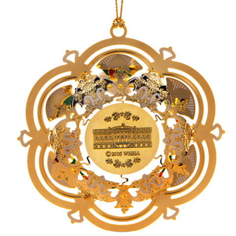 White House Christmas Ornament 2005 - White House Christmas Ornaments (James A. Garfield) ornament collectible [Barcode 634228369573] - Main Image 2