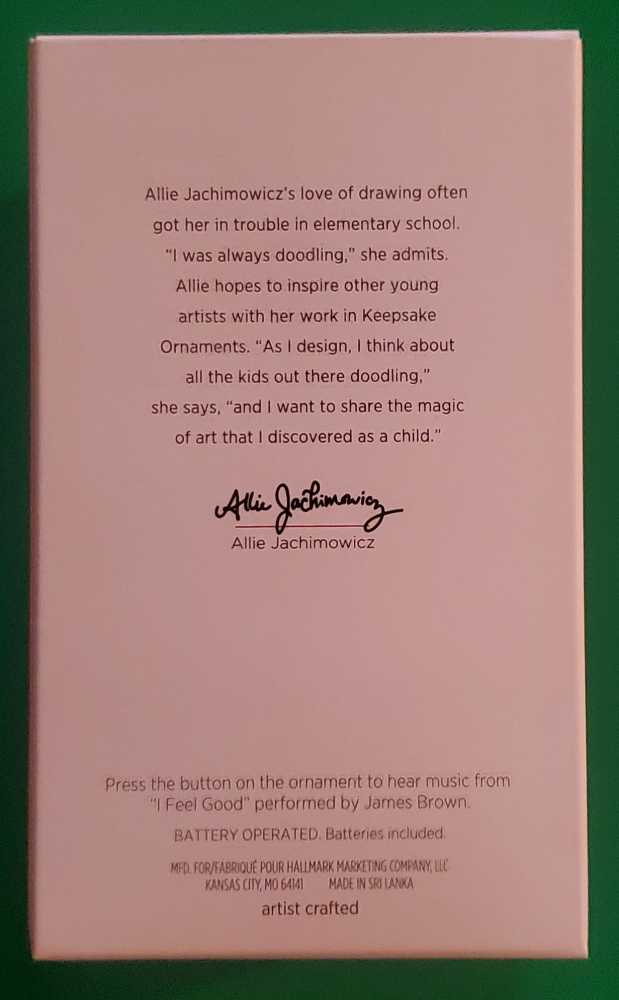 I Feel Good 2018 - Snowman (Snowman) ornament collectible [Barcode 763795333752] - Main Image 2