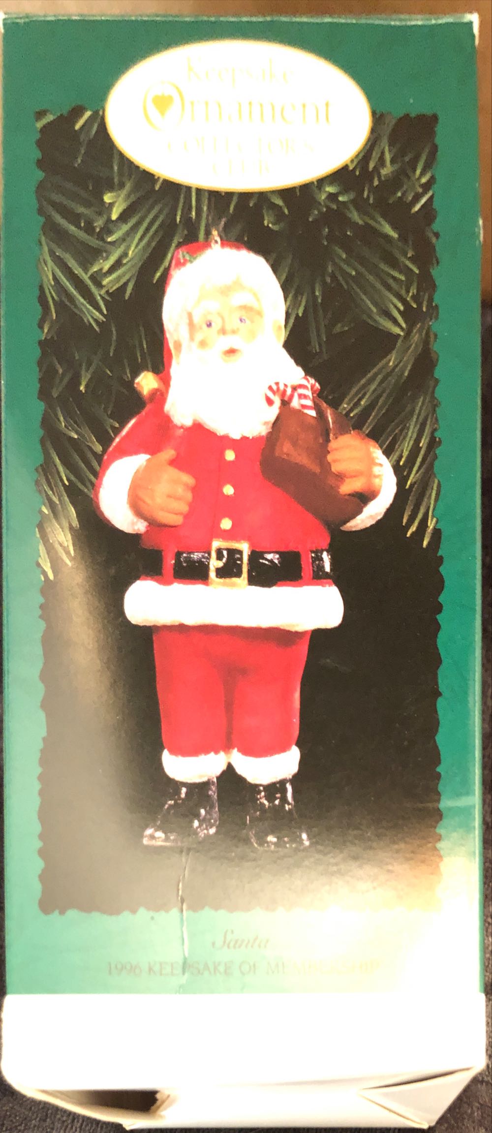 1996 Keepsake Santa  ornament collectible - Main Image 3