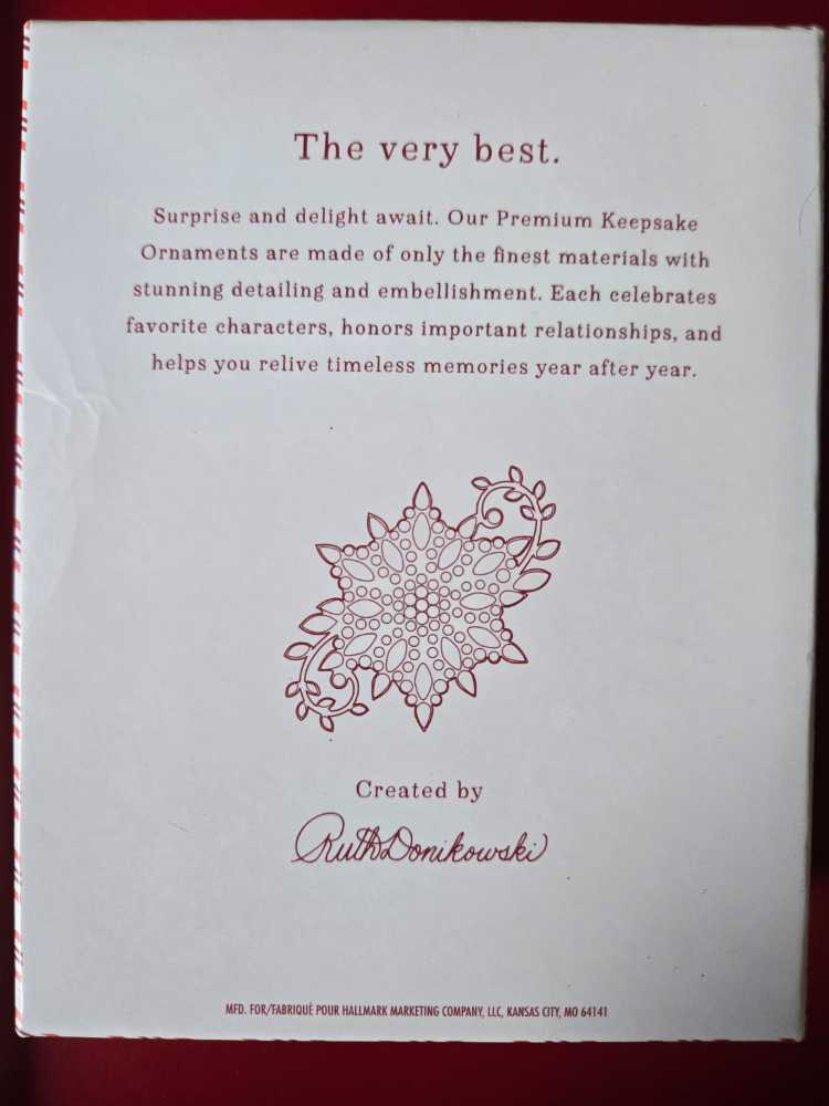 Sparkling Poinsettia - Premium Keepsake Ornament (Hallmark Keepsake) ornament collectible [Barcode 763795463756] - Main Image 4