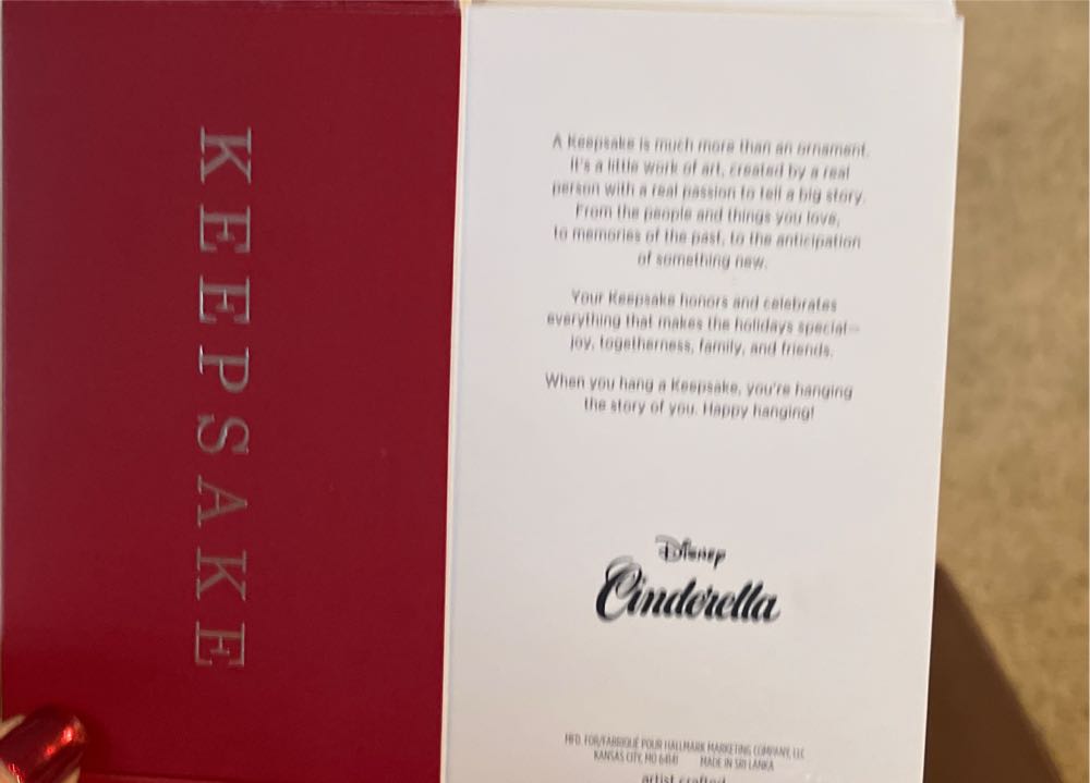 A Dream Come True - Disney Cinderella (Disney) ornament collectible [Barcode 763795296262] - Main Image 2