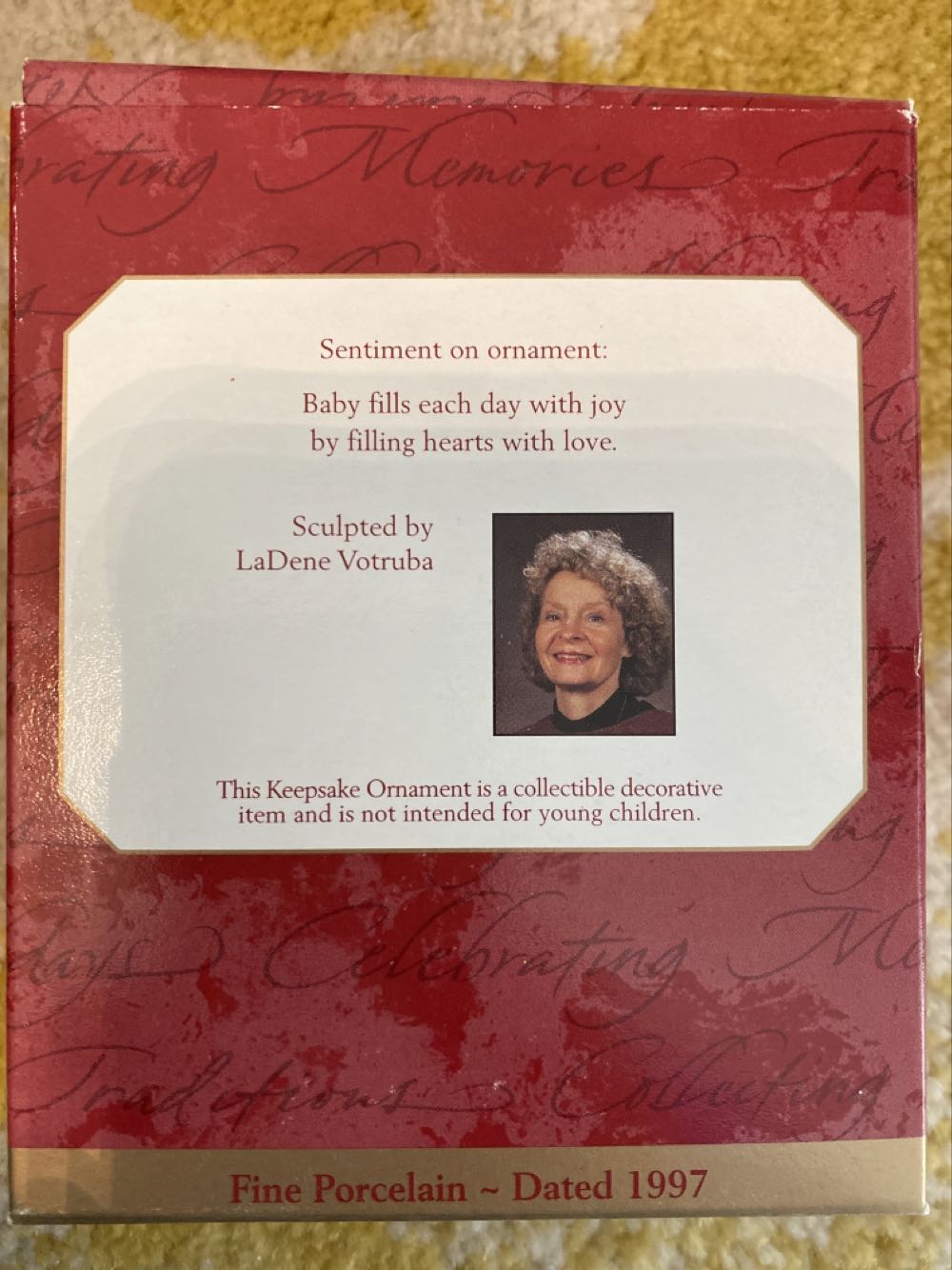 Baby’s First Christmas  ornament collectible - Main Image 2