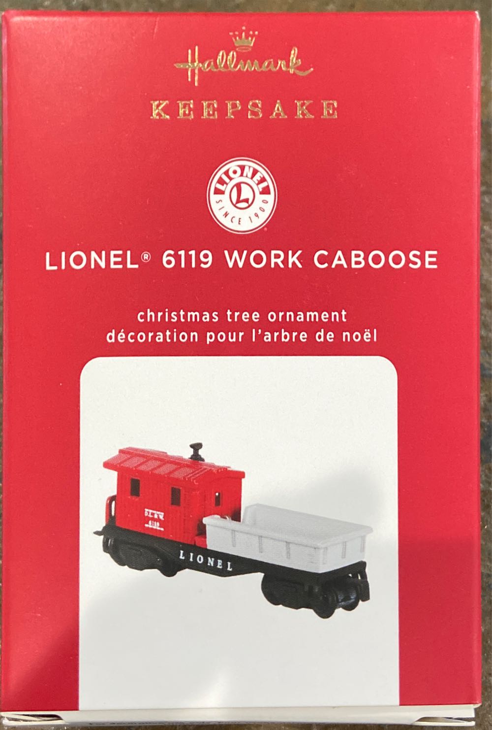Lionel 6119 Work Caboose - Lionel Train Series (Trains) ornament collectible [Barcode 763795590162] - Main Image 2