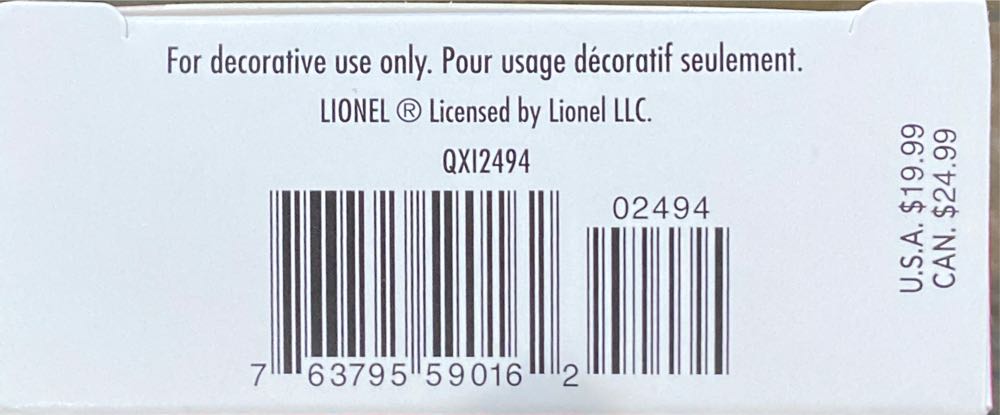 Lionel 6119 Work Caboose - Lionel Train Series (Trains) ornament collectible [Barcode 763795590162] - Main Image 4