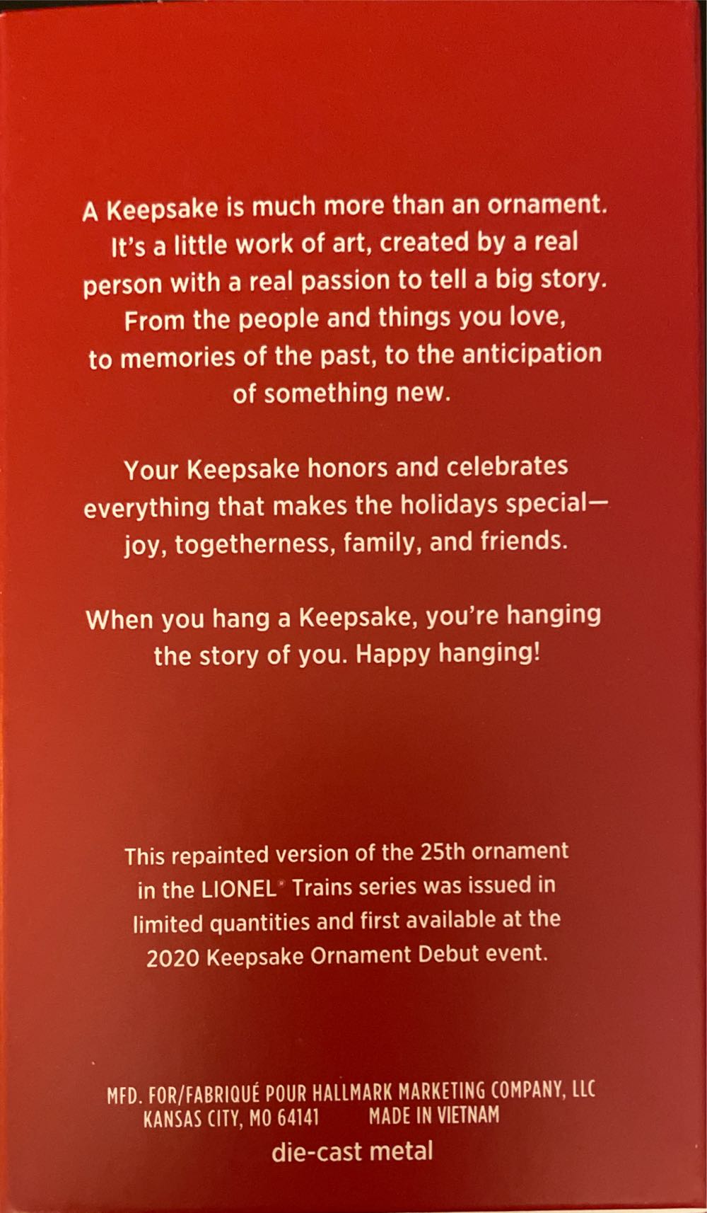 2348 Minneapolis & St. Louis GP-9 Diesel - Lionel Trains (Train) ornament collectible [Barcode 763795592586] - Main Image 4