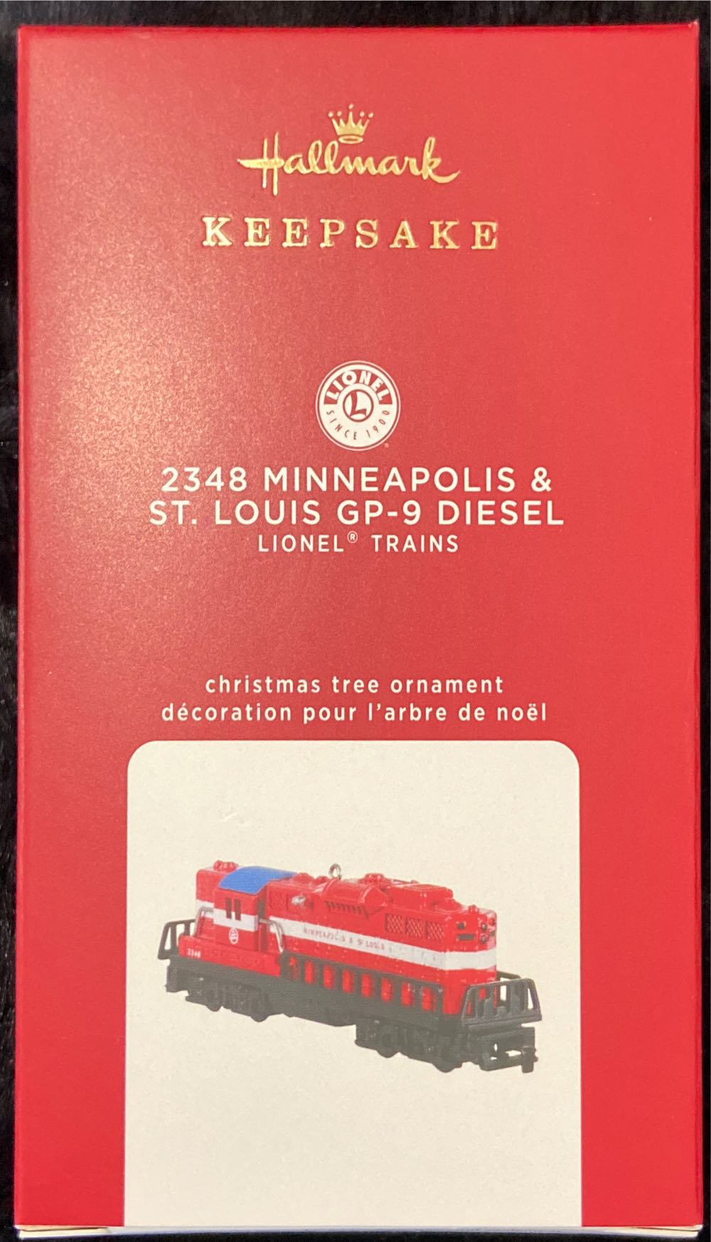2348 Minneapolis & St. Louis GP-9 Diesel - Lionel Train Series (Trains) ornament collectible [Barcode 763795590247] - Main Image 2