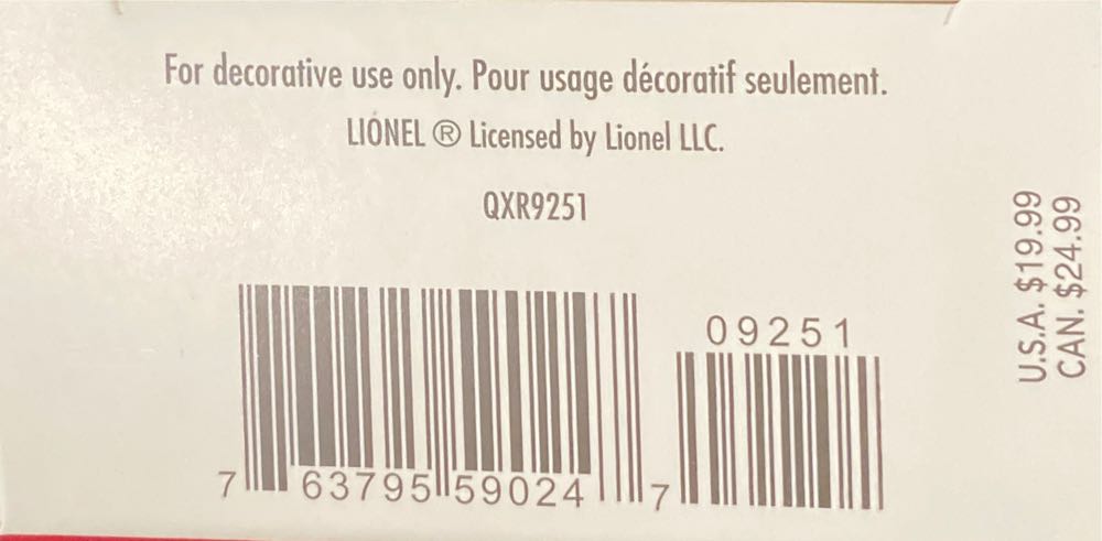 2348 Minneapolis & St. Louis GP-9 Diesel - Lionel Train Series (Trains) ornament collectible [Barcode 763795590247] - Main Image 4