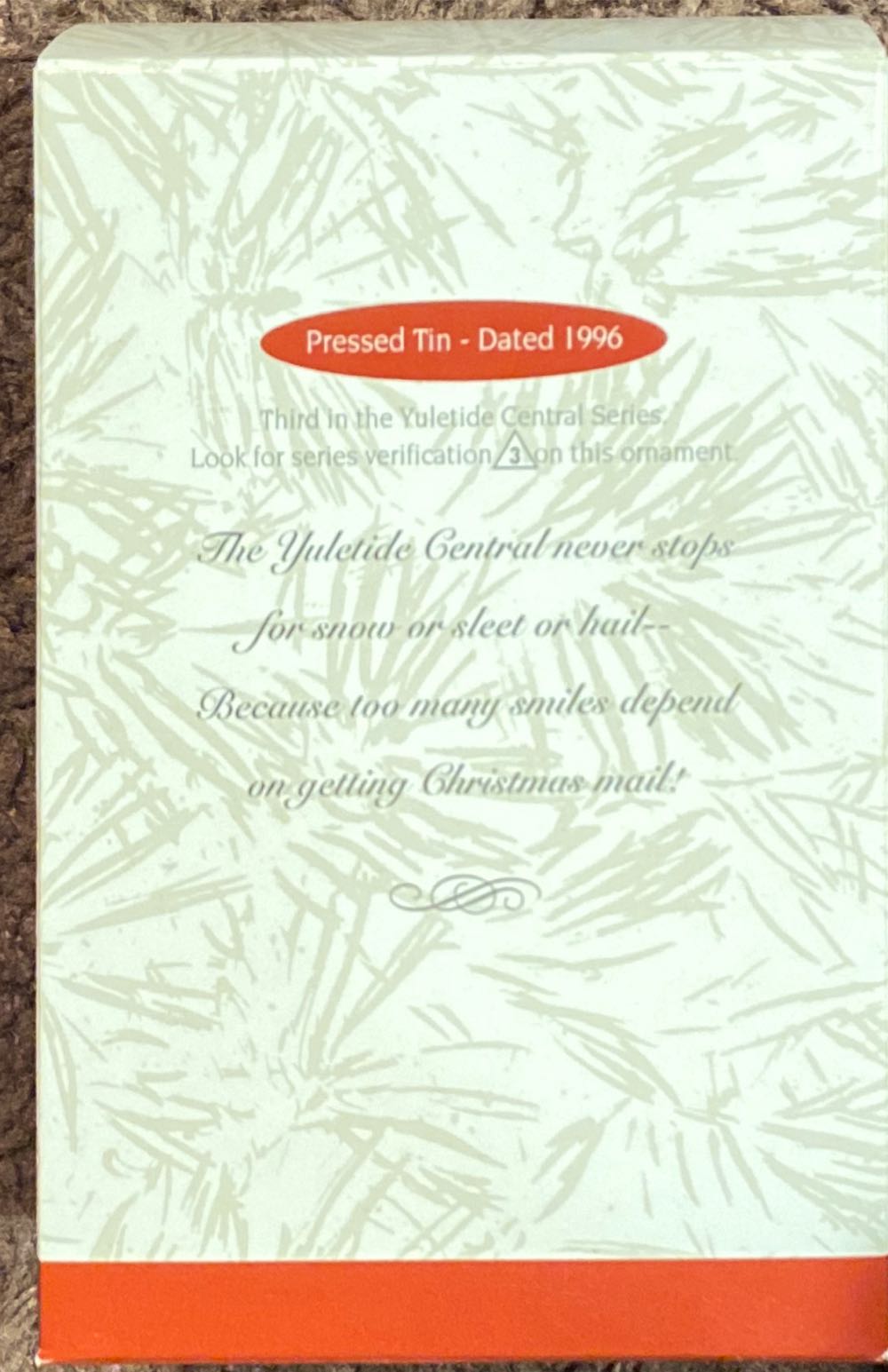 Yuletide Central - Yuletide Central (Trains, Tin) ornament collectible [Barcode 015012281293] - Main Image 2