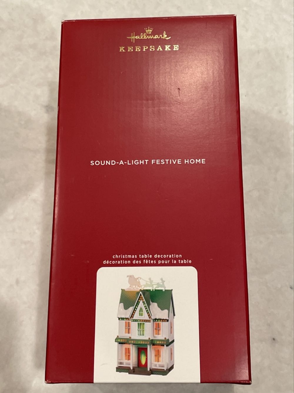 Hallmark Keepsake Sound-a-light Christmas Village Festive Home Tabletop Decoration With Led Lights - Immersive Light & Sound (House - Magic Light & Sound) ornament collectible [Barcode 763795622443] - Main Image 2