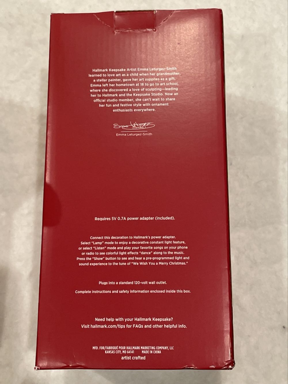 Hallmark Keepsake Sound-a-light Christmas Village Festive Home Tabletop Decoration With Led Lights - Immersive Light & Sound (House - Magic Light & Sound) ornament collectible [Barcode 763795622443] - Main Image 3