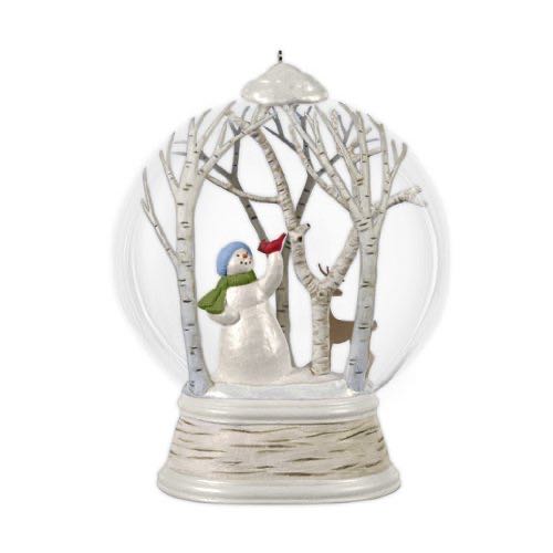 Cardinal And Glass Ornament