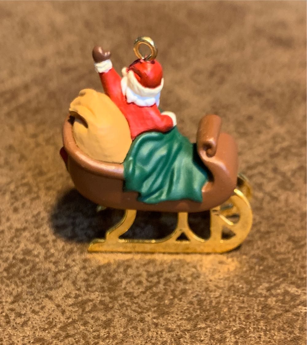 Miniature The Night Before Christmas #5 - The Night Before Christmas (Santa) ornament collectible [Barcode 015012290219] - Main Image 4