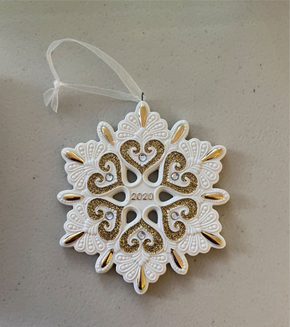 2020 Snowflake - Snowflake (Snowflake) ornament collectible [Barcode 763795555871] - Main Image 3
