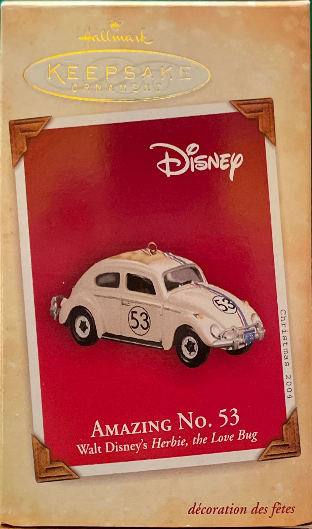 Amazing No. 53 - Walt Disney’s Herbie the Love Bug (Disney) ornament collectible [Barcode 015012807790] - Main Image 3