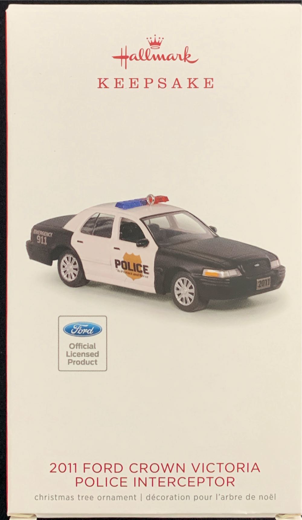 2011 Ford Crown Victoria Police Interceptor  (Cars & Trucks) ornament collectible [Barcode 763795344154] - Main Image 2