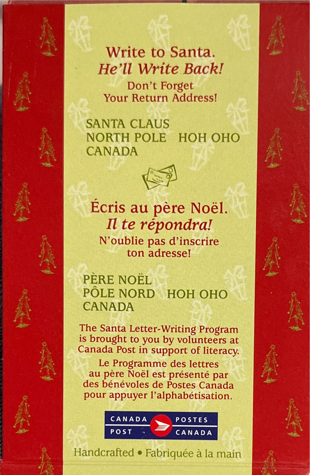 Santa’s Mail - Canada Post (Santa) ornament collectible [Barcode 015012615890] - Main Image 2