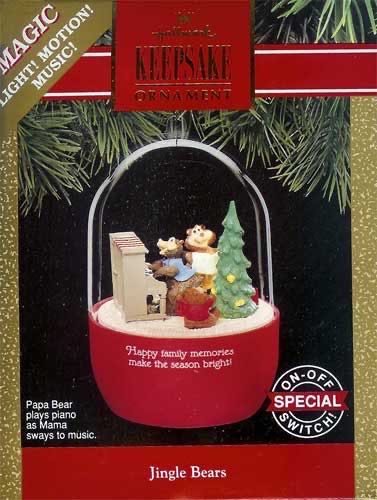 Jingle Bears - Hallmark Keepsake Ornament (MAGIC: Light, Sound, Motion) ornament collectible [Barcode 070000027550] - Main Image 1