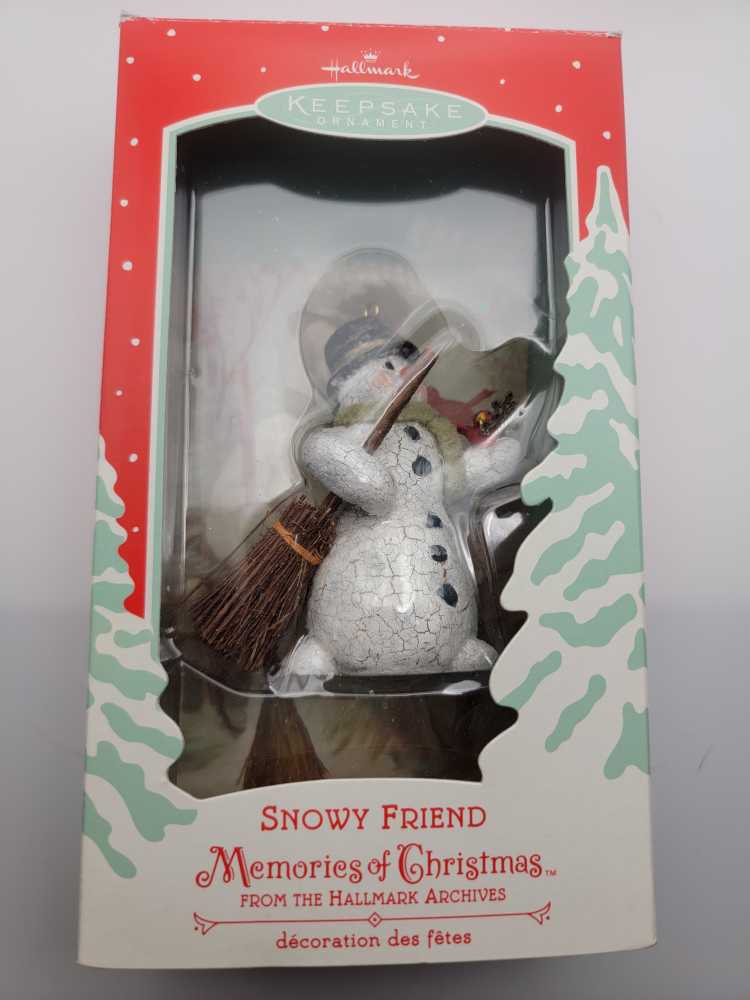 Snowy Friend - Memories Of Christmas - Memories of Christmas (Snowman) ornament collectible [Barcode 015012706161] - Main Image 3