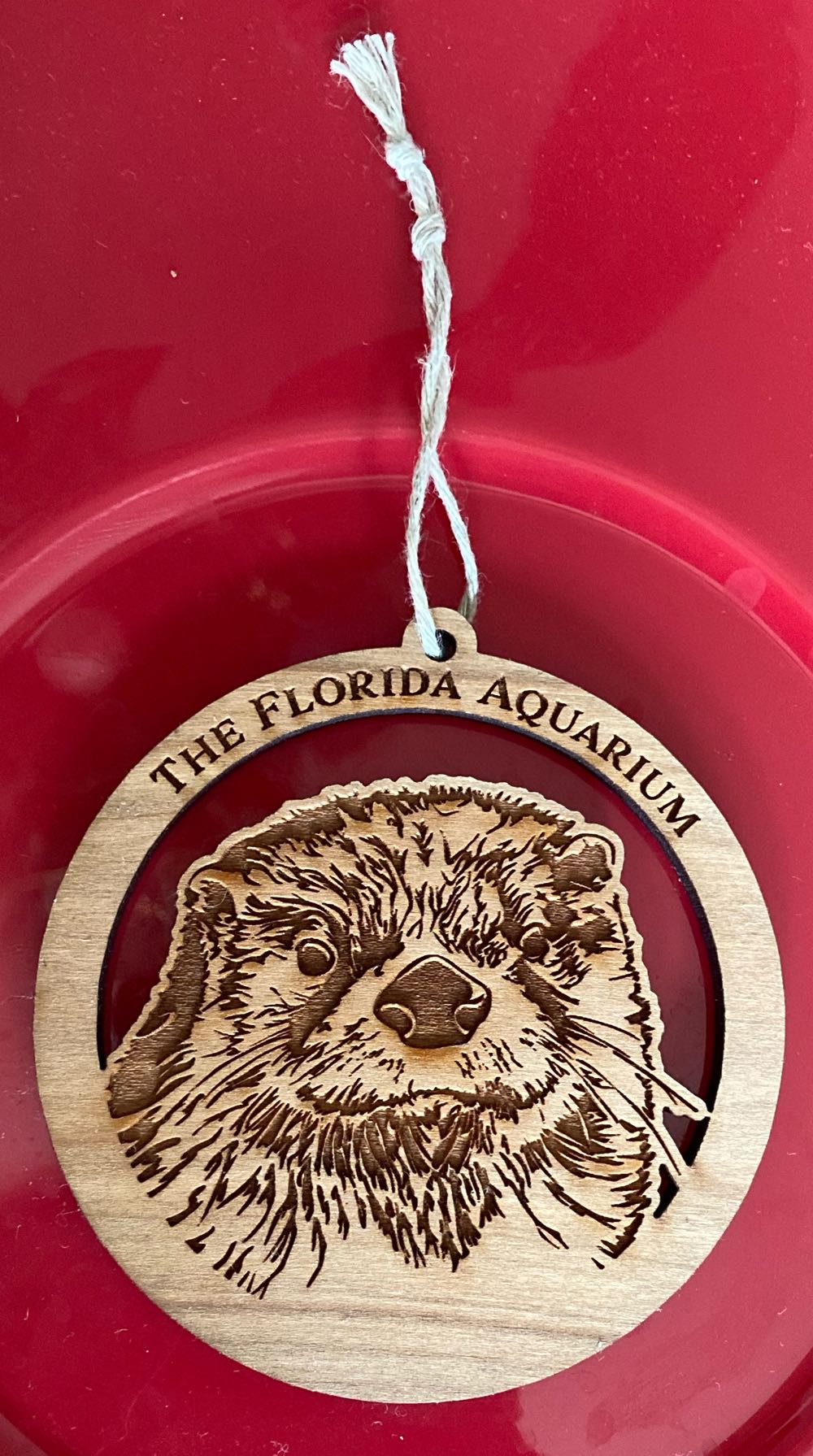 Otter - Wood - Lil Man ornament collectible - Main Image 1