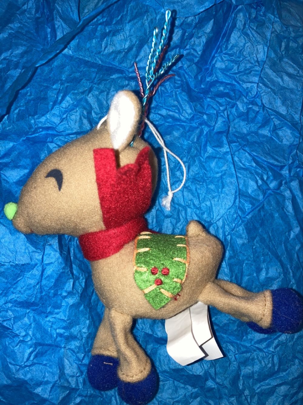 Reindeer Plush - Reindeer (Christmas) ornament collectible - Main Image 3