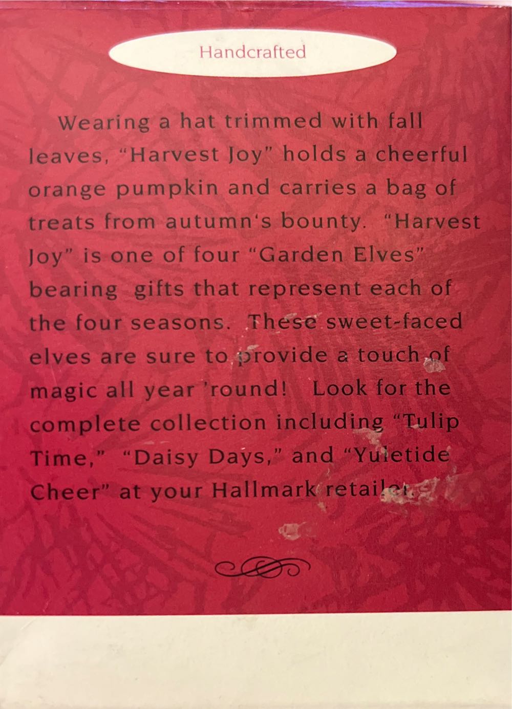 Garden Elves Collection Harvest Joy (Autumn) - Garden Elves Collection (Harvest Joy) ornament collectible [Barcode 015012138740] - Main Image 3