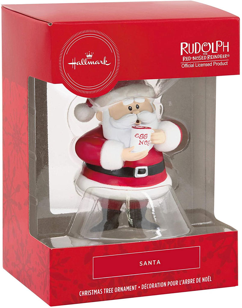 Egg Nog Santa - Rudolph The Red-Nosed Reindeer (Rudolph The Red Nose Reindeer) ornament collectible [Barcode 763795642939] - Main Image 2