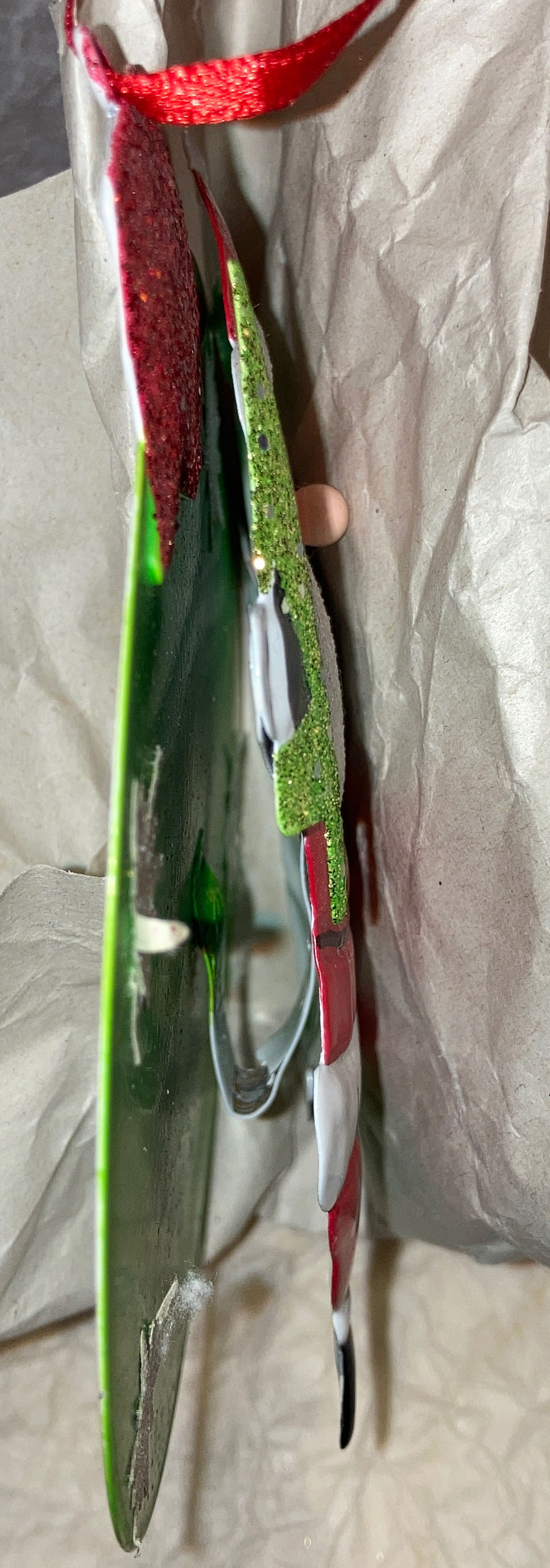 Metal Santa - Santa (Christmas) ornament collectible - Main Image 3