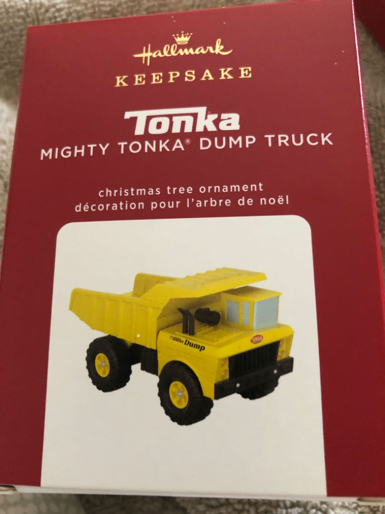 Mighty Tonka Dump Truck - Tonka (Construction) ornament collectible [Barcode 763795598427] - Main Image 2