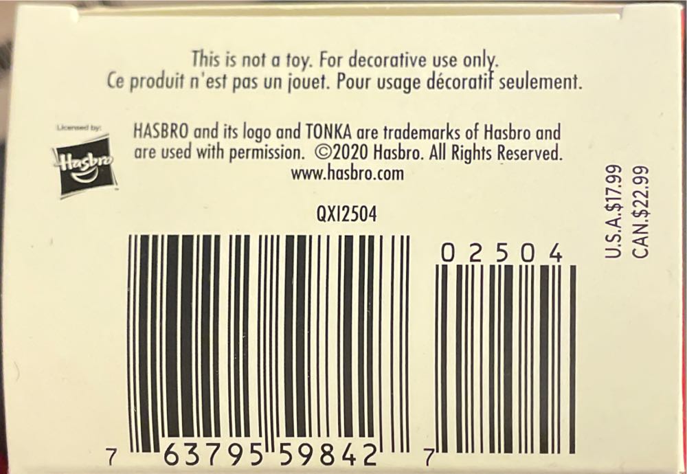 Mighty Tonka Dump Truck - Tonka (Construction) ornament collectible [Barcode 763795598427] - Main Image 3