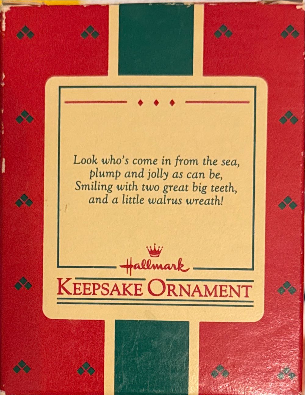 Jolly Walrus  (Walrus) ornament collectible - Main Image 2