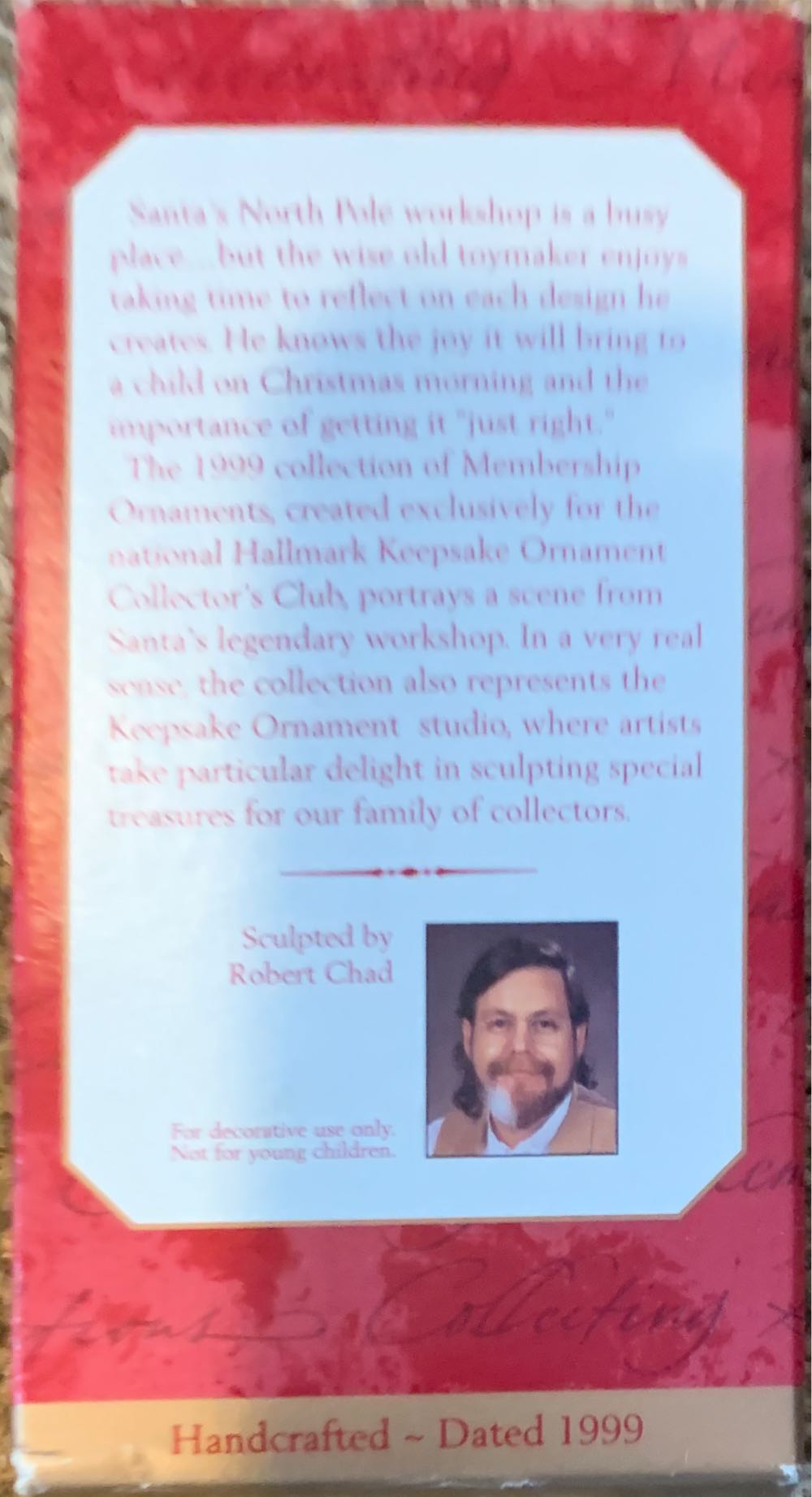 The Toymakers Gift - Toymaker Santa (Santa) ornament collectible - Main Image 2