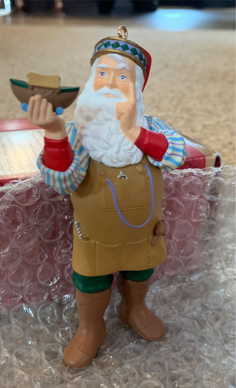 The Toymakers Gift - Toymaker Santa (Santa) ornament collectible - Main Image 3