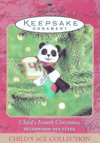 Child’s Fourth Christmas  ornament collectible [Barcode 015012564631] - Main Image 1
