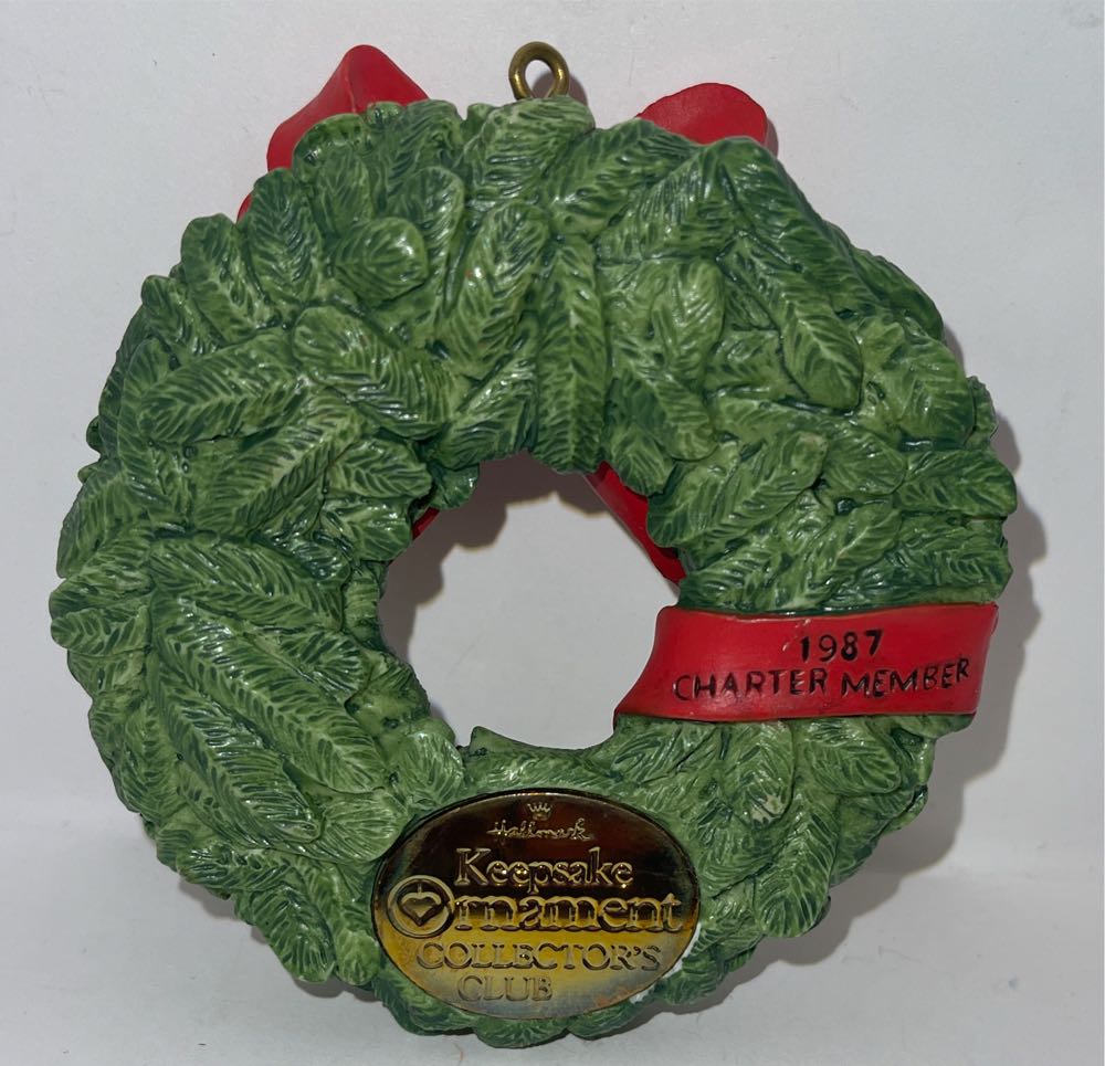 Wreath Of Memories (1987) - Keepsake Ornament Collector’s Club (Wreath) ornament collectible - Main Image 4