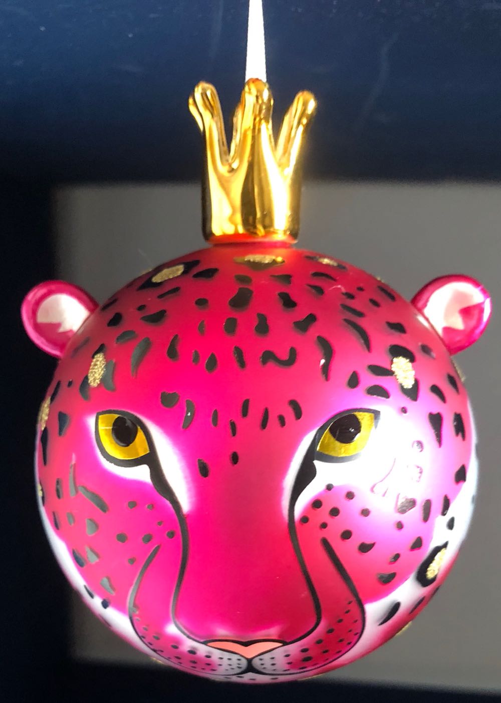 Hit Pink Leopard Princess  ornament collectible - Main Image 3