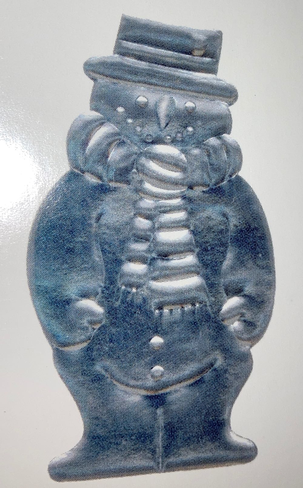 Season’s Greetings Snowman (Shiny) Card  (Cards) ornament collectible - Main Image 4