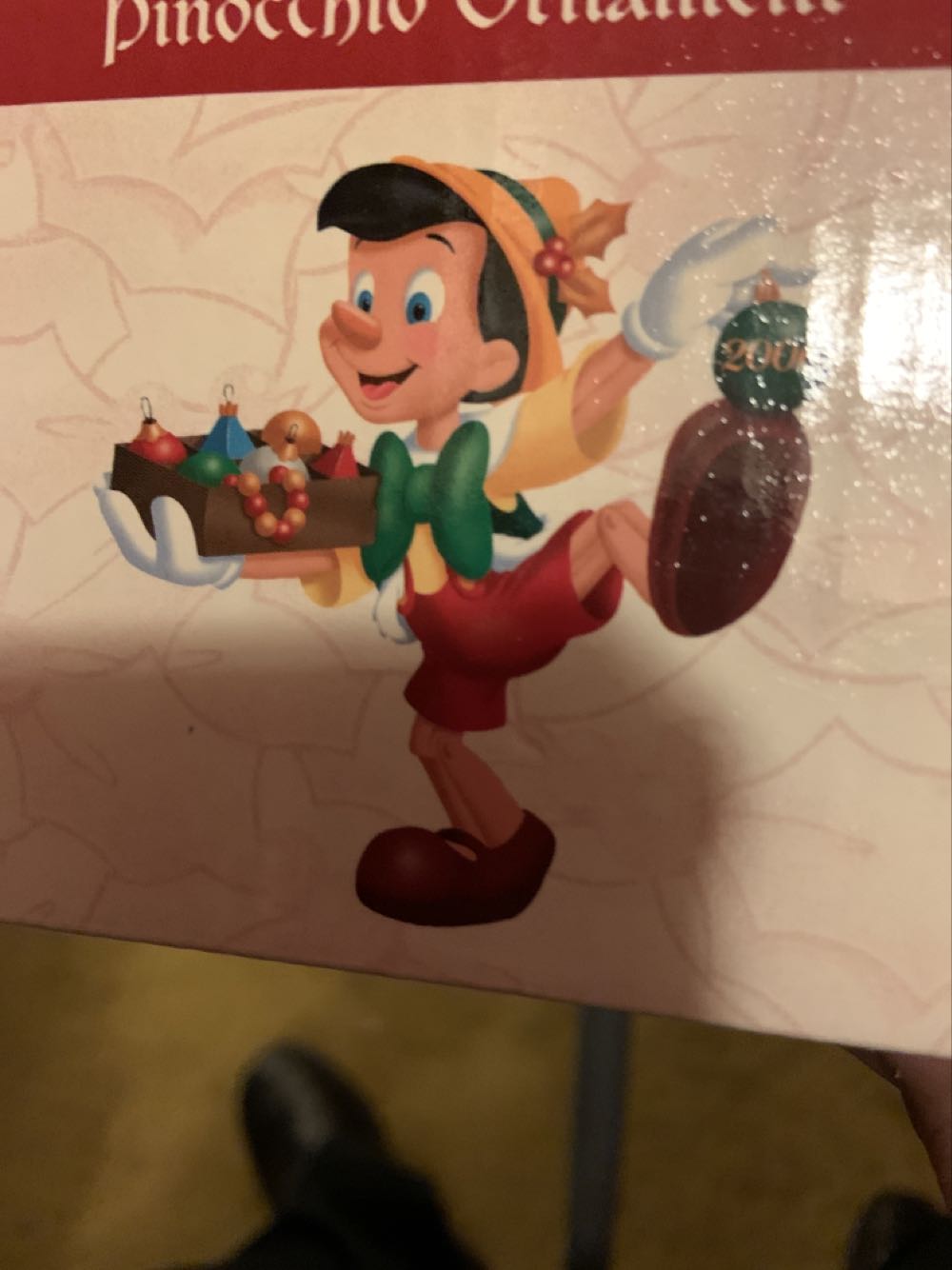Pinocchio Ornament  (Disneys Christmas Through The Years) ornament collectible [Barcode 400009683394] - Main Image 1