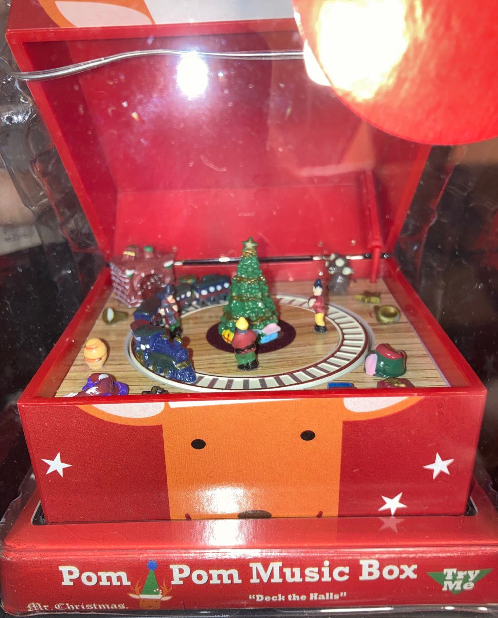 “Deck The Halls” Musical Box  ornament collectible [Barcode 051053174637] - Main Image 2