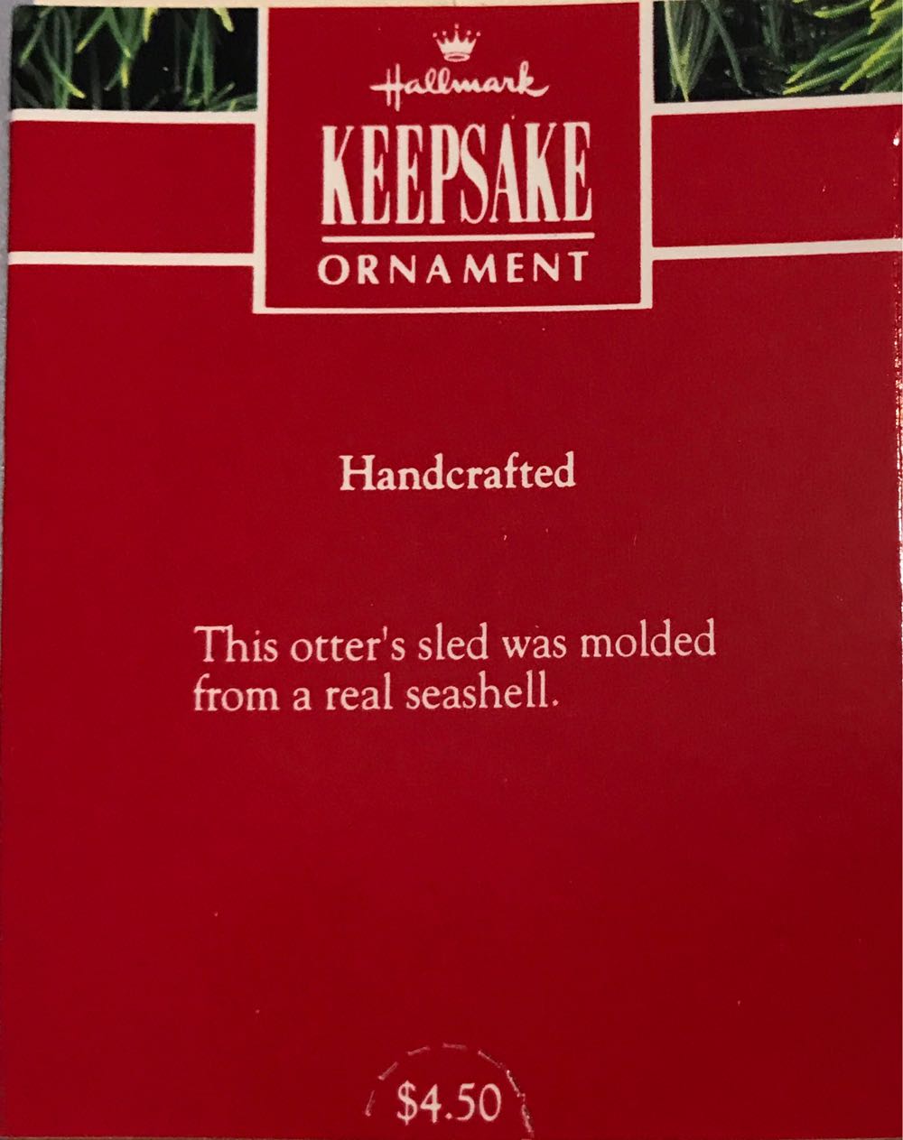 Seaside Otter  ornament collectible [Barcode 070000027659] - Main Image 2