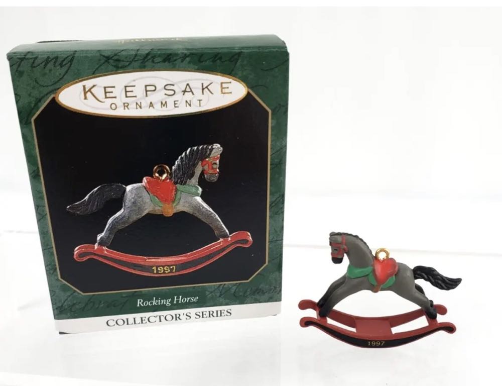 Rocking Horse Miniature (10th In Series) - Rocking Horse (Rocking Horse, Mini) ornament collectible [Barcode 015012375213] - Main Image 3