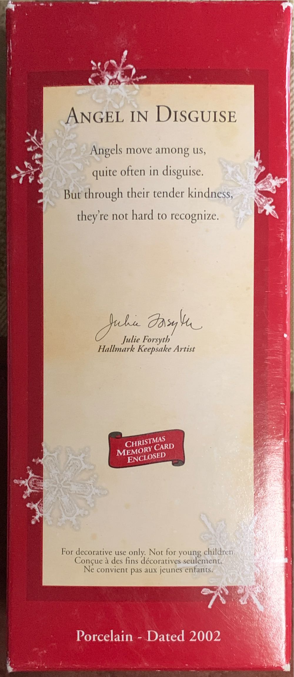 Angel In Disguise  (Angels) ornament collectible [Barcode 015012694697] - Main Image 2