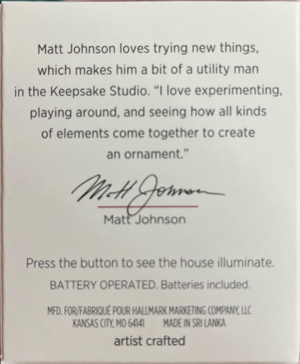 Miniature Magic Holiday House - Miniature (Home) ornament collectible [Barcode 763795345328] - Main Image 2