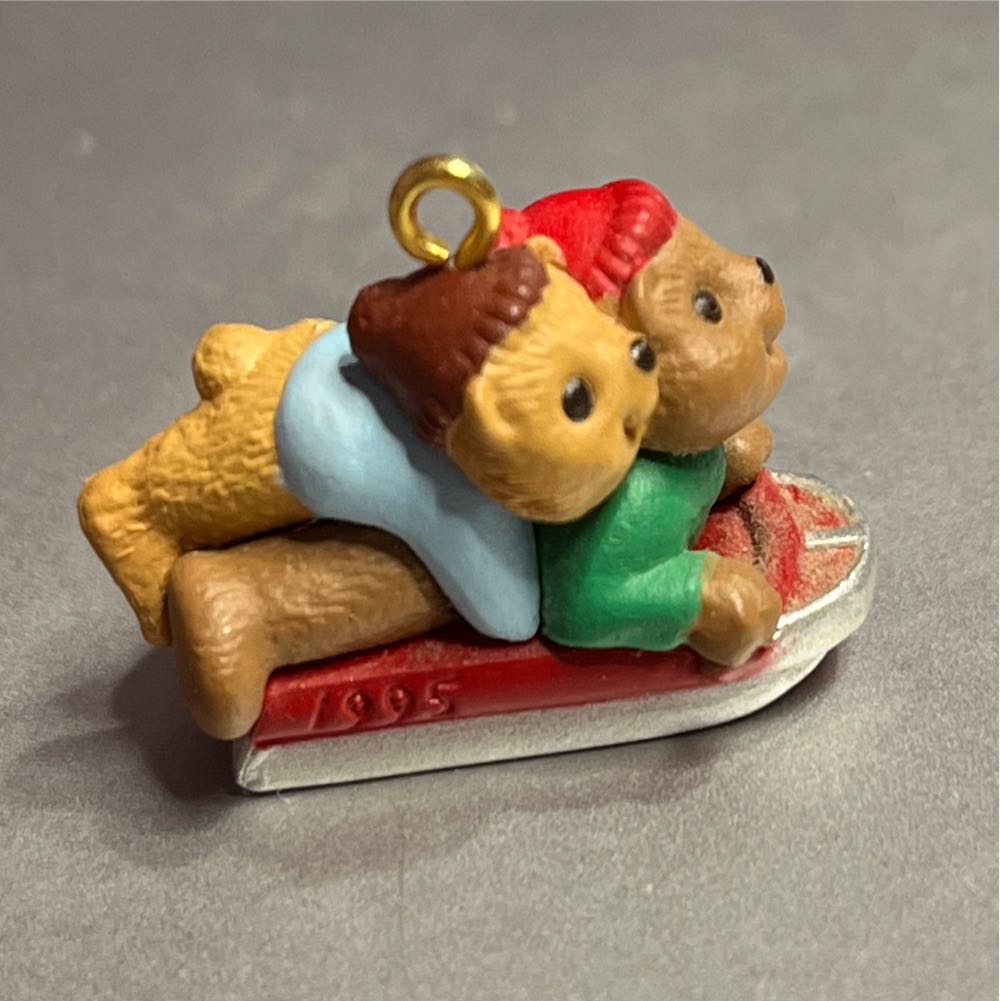 Hallmark Keepsake Mini Ornament Downhill Double - Artists Favorites (Artist Favorite) ornament collectible [Barcode 015012181296] - Main Image 3