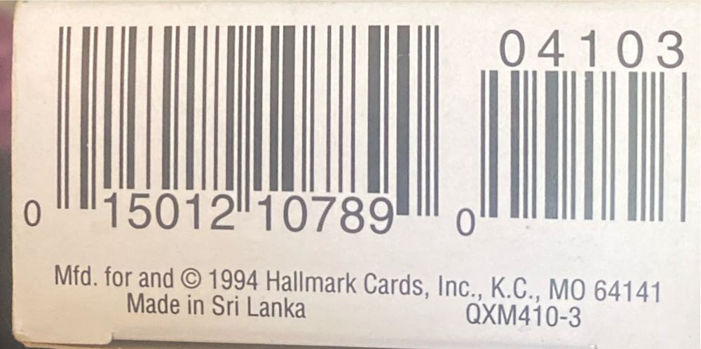 Cute As A Button - Cute As A Button Miniature (Mouse, Sledding) ornament collectible [Barcode 015012107890] - Main Image 4