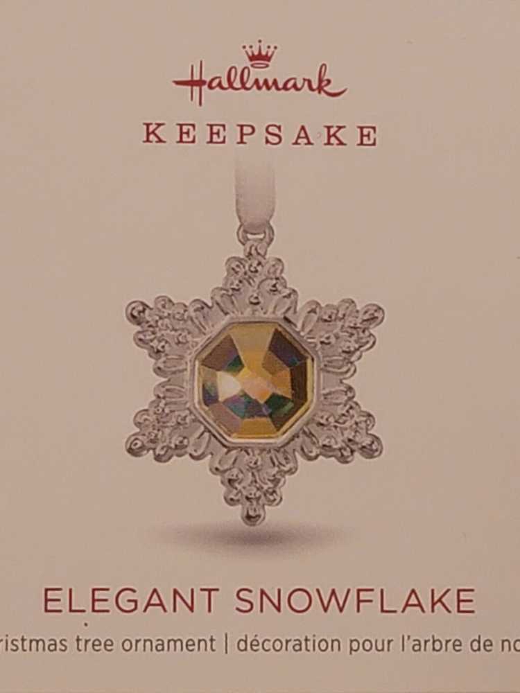 Elegant Snowflake - Miniature (Miniatures) ornament collectible [Barcode 763795343874] - Main Image 2