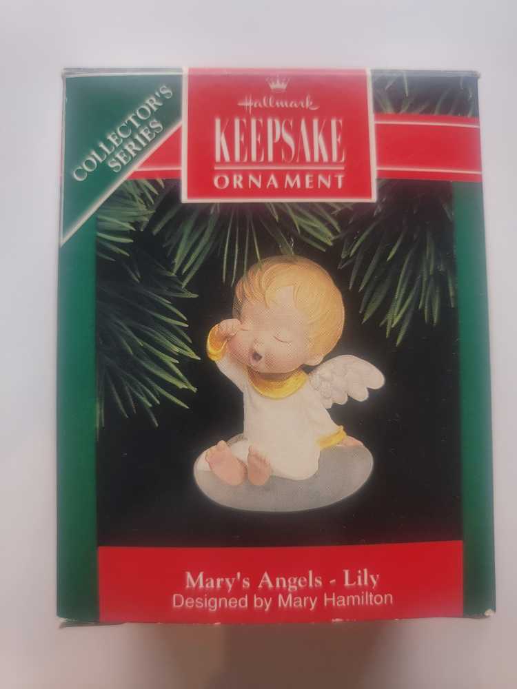 Mary’s Angels #5 Lily (1992) - Mary’s Angels (Angels) ornament collectible [Barcode 070000027420] - Main Image 2