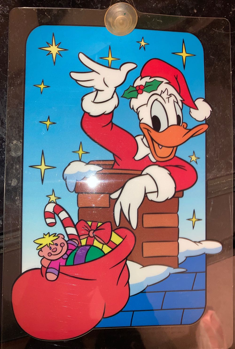 Santa Donald Suction Hang - Amy ornament collectible - Main Image 2